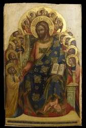 Christ handing the keys to Saint Peter